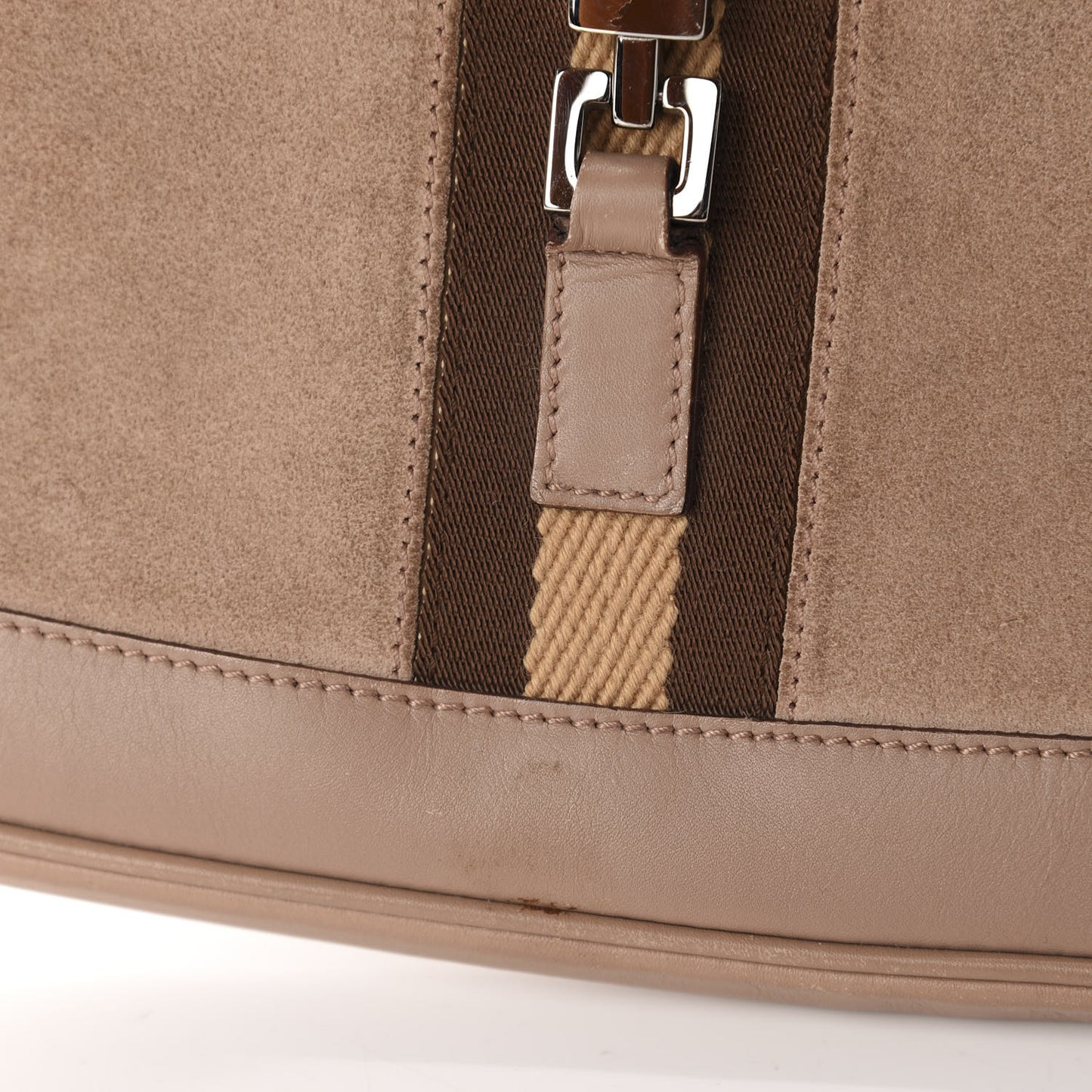 Suede Small Jackie O Hobo Tan