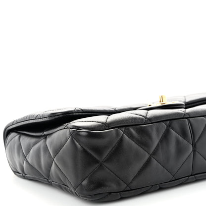 Chanel Lambskin Quilted Large CC Funky Town Flap Black 9 of 10