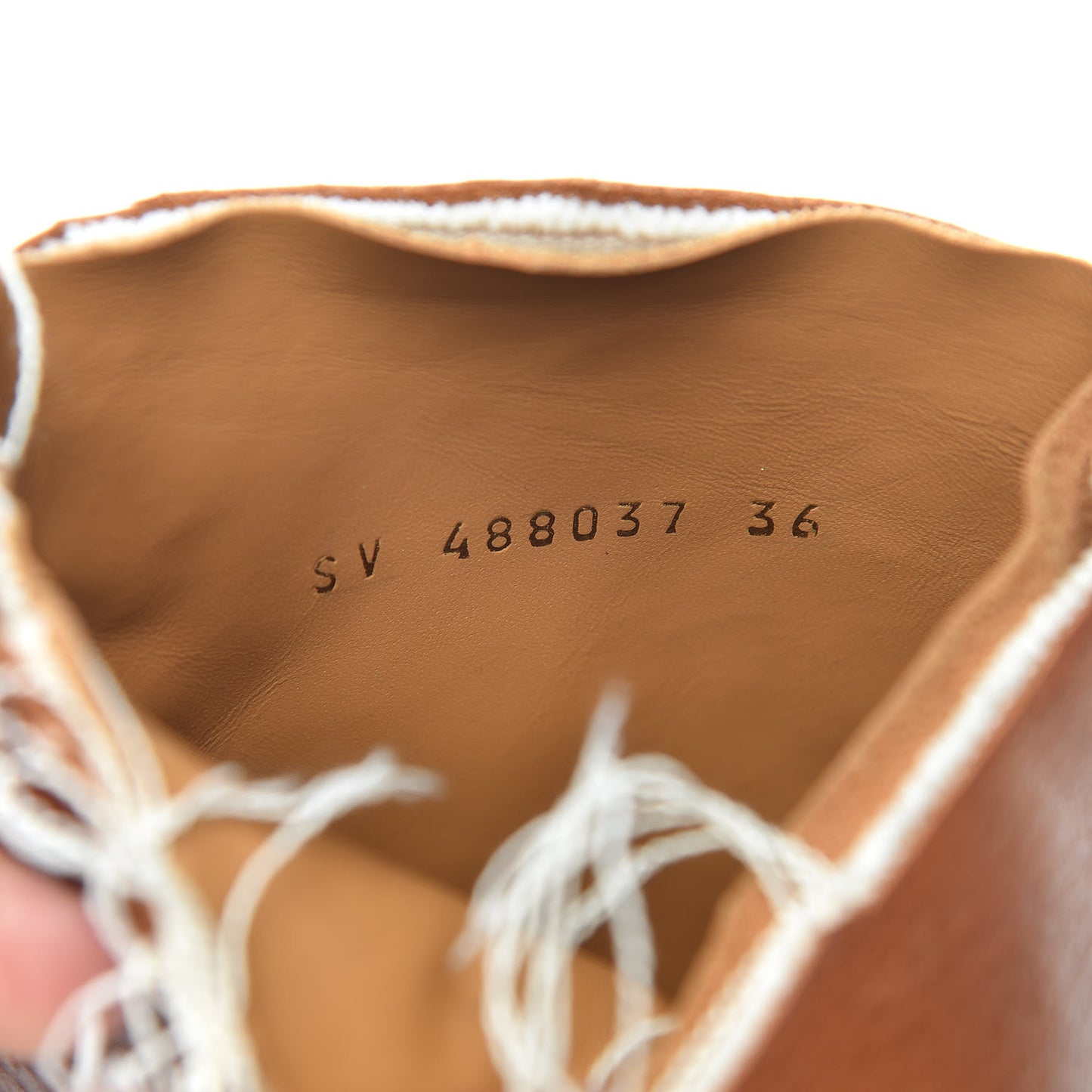 Calfskin Jodie 105 Ankle Boots 36 Camel
