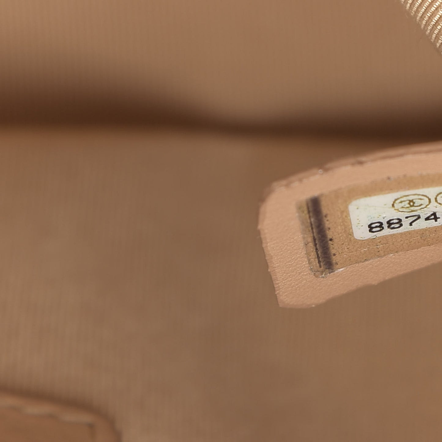 Caviar Quilted Small Bowler Beige