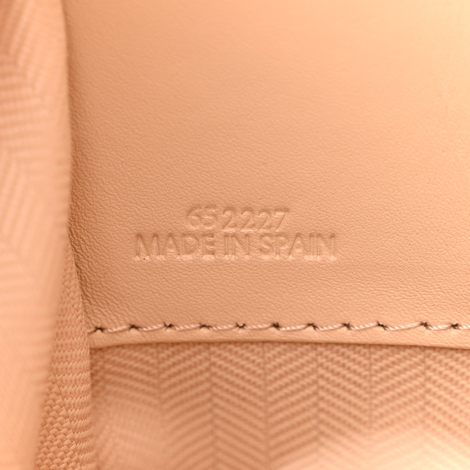 Loewe Satin Calfskin Compact Hammock Shoulder Bag Nude 7 of 10