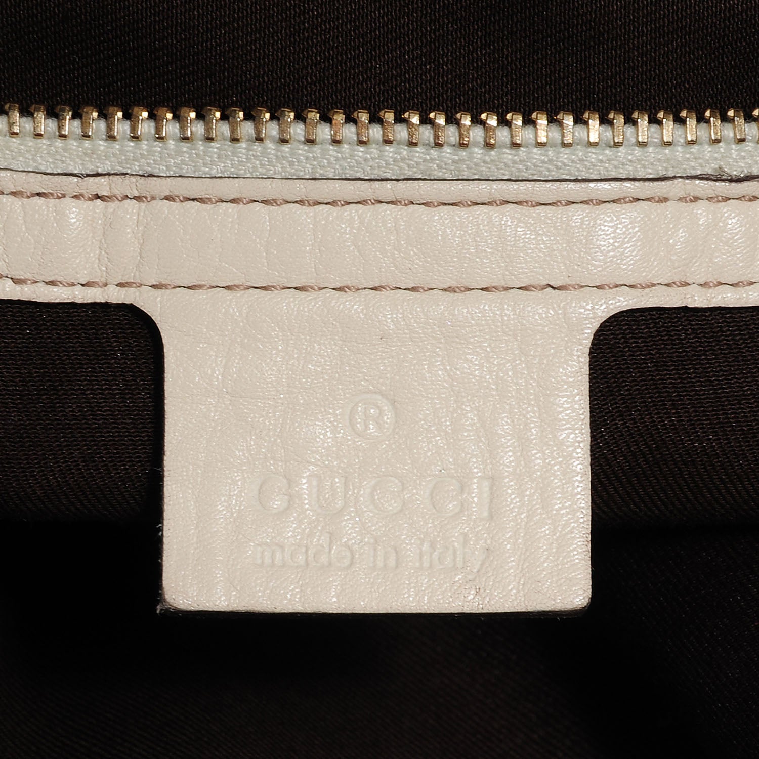 Gucci Monogram Medium Peggy Bamboo Top Handle Bag Off White 6 of 7