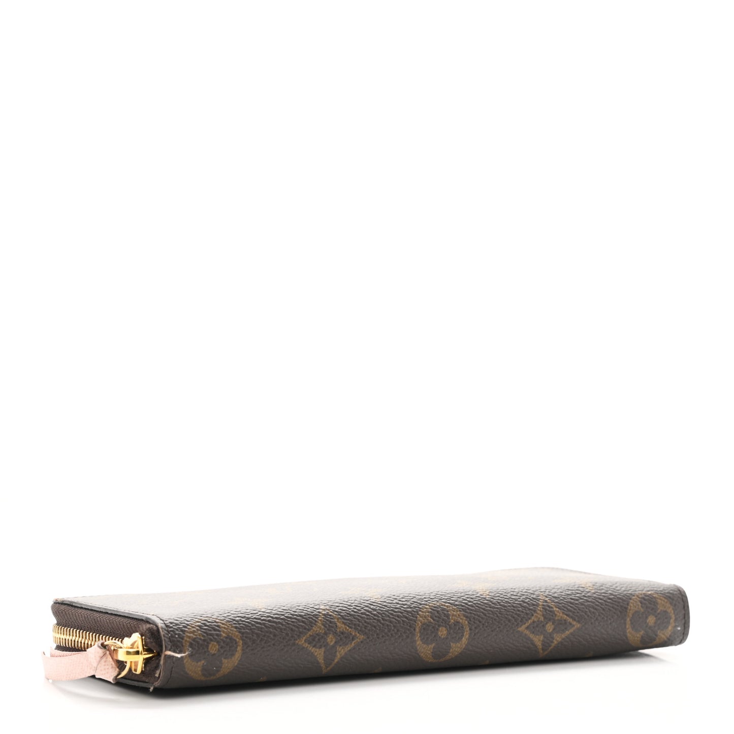 Monogram Clemence Wallet Rose Ballerine