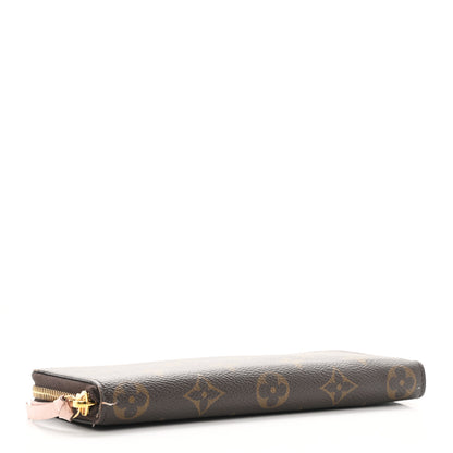 Louis Vuitton Monogram Clemence Wallet Rose Ballerine 4 of 7