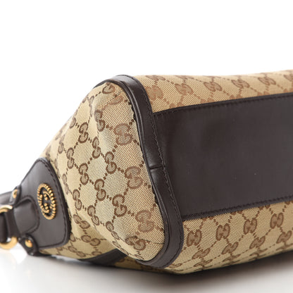 Gucci Monogram Small Scarlett Studded Interlocking G Hobo Dark Brown 9 of 10