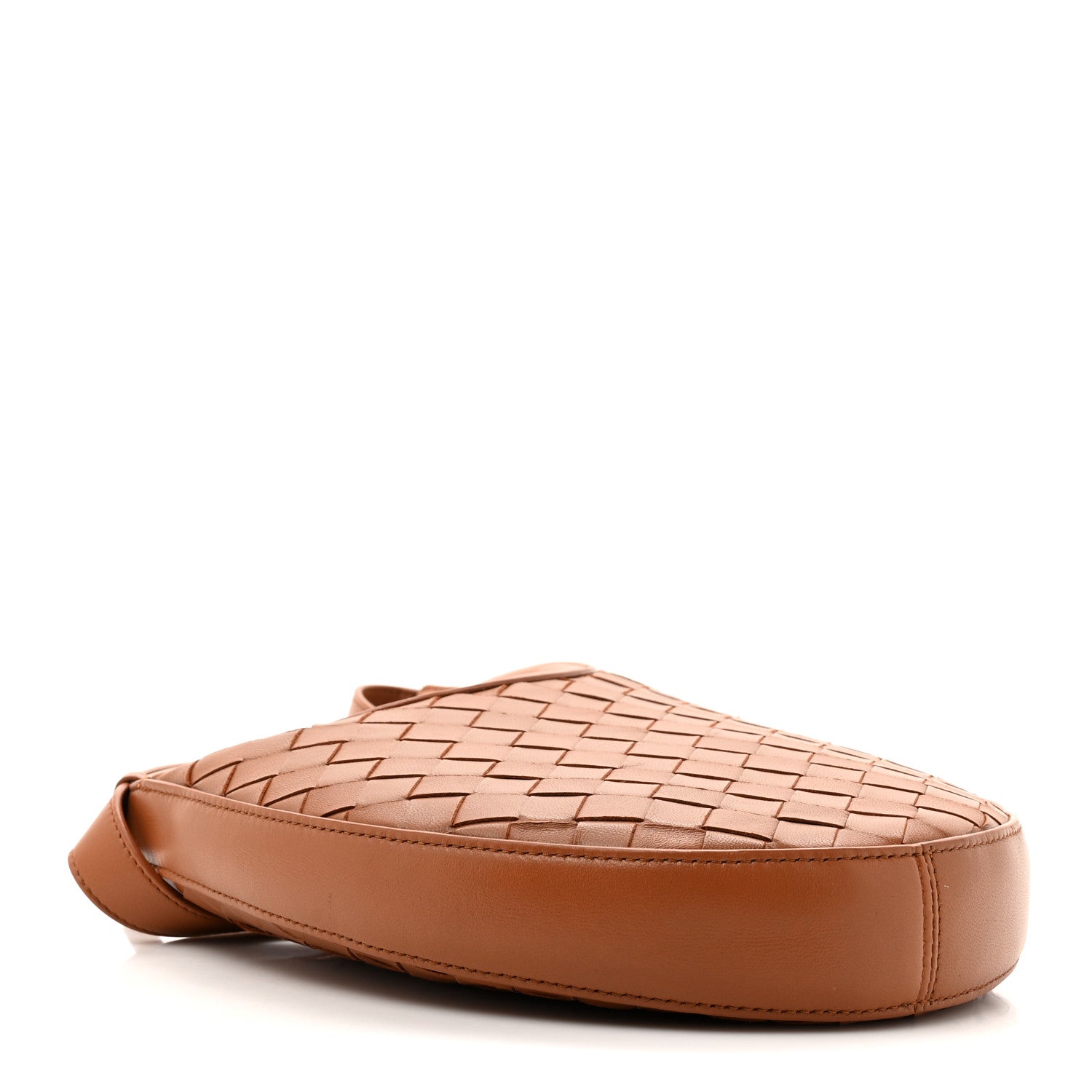 Bottega Veneta Nappa Intrecciato Small Drop Shoulder Bag Wood 4 of 9