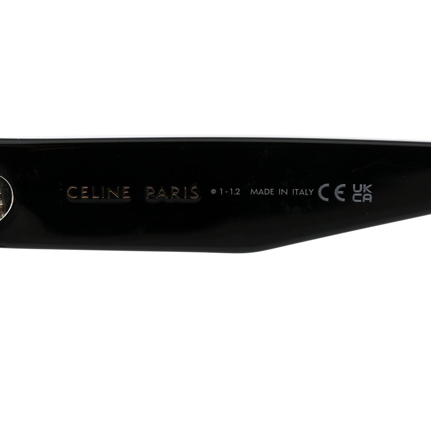 Acetate Monochroms Square Sunglasses CL40214U Black
