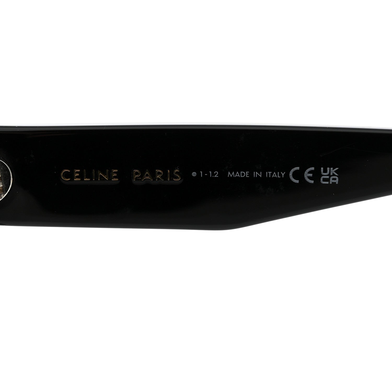 Celine Acetate Monochroms Square Sunglasses CL40214U Black 6 of 7