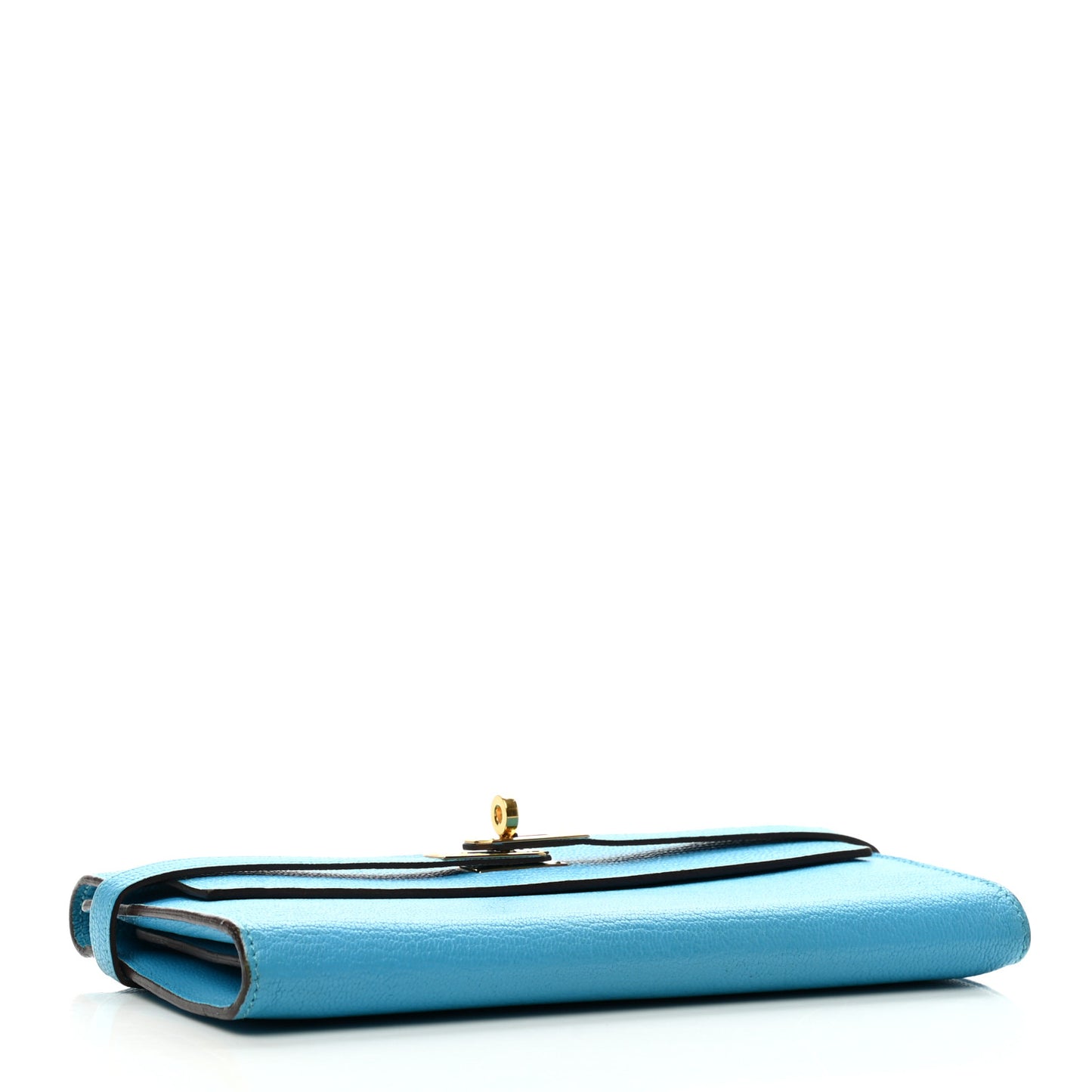 Chevre Mysore Kelly Longue Wallet Bleu Azteque