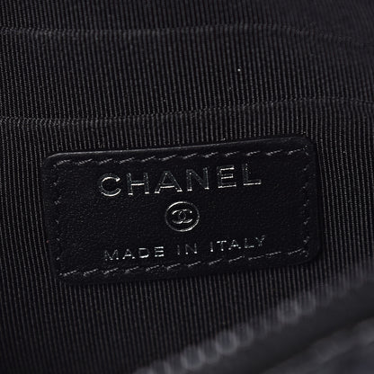Chanel Aged Calfskin Quilted Medium Reissue Cosmetic Case So Black 6 of 8