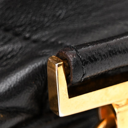 Chanel Lambskin Quilted Drawstring Backpack Black 12 of 18