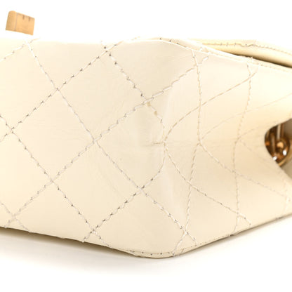Chanel Aged Calfskin Quilted 2.55 Reissue Mini Flap White 5 of 11
