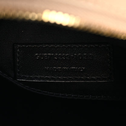 Saint Laurent Calfskin Matelasse Monogram Lou Camera Bag Dark Beige 6 of 9