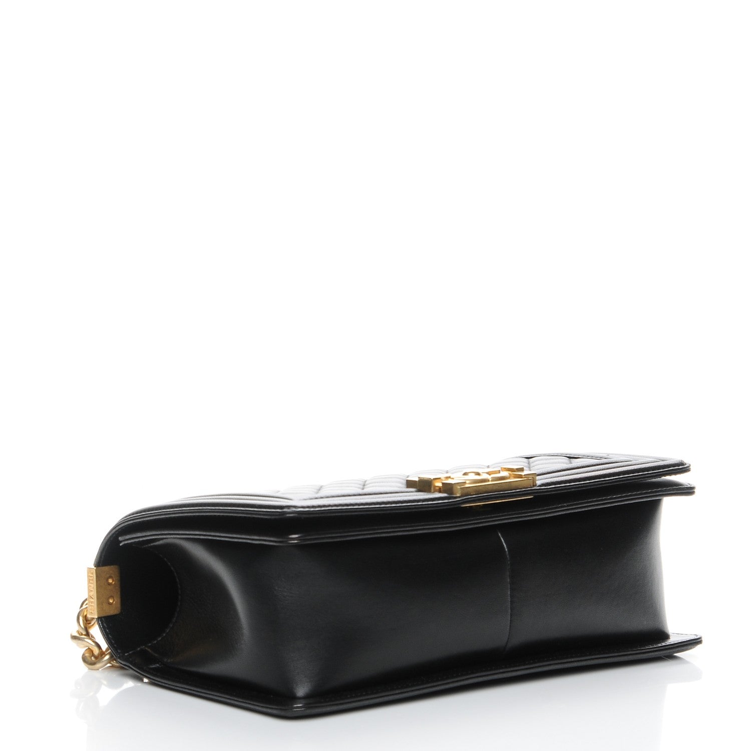 Chanel Lambskin Quilted Medium Boy Flap Black 4 of 8