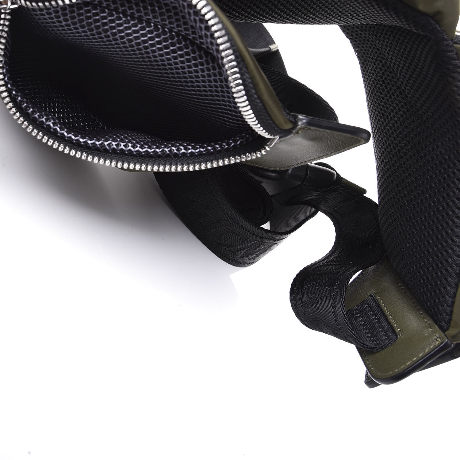 MCM Nylon Jemison Belt Bag Loden Green 5 of 9
