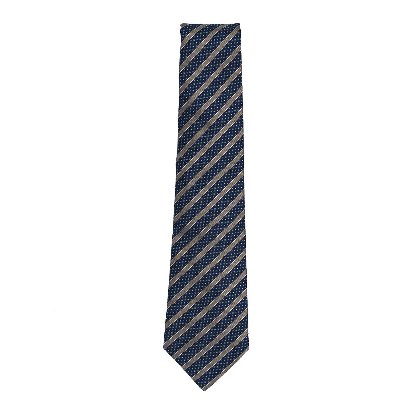 Silk Printed Mens Neck Tie Marine