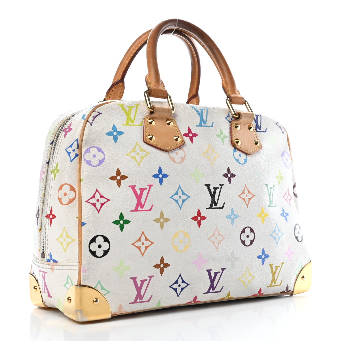 Monogram Multicolor Trouville White