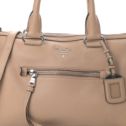 Prada Vitello Daino Shopping Satchel Cammeo 9 of 18