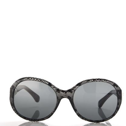 Chanel CC Pearl Sunglasses 5211-H Black 2 of 8