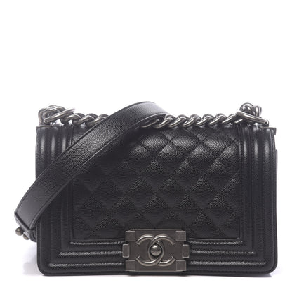 Chanel Caviar Quilted Small Boy Flap Black 1 of 11