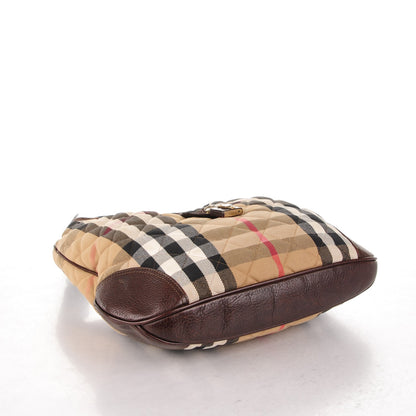 Burberry House Check Quilted Brook Hobo 4 of 8