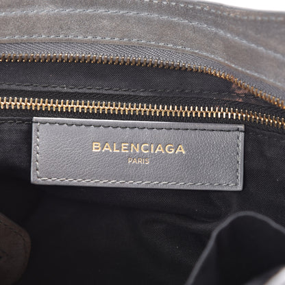 Balenciaga Baby Daim Suede Gold Metallic Edge Hardware S City Gris Plomb 6 of 20