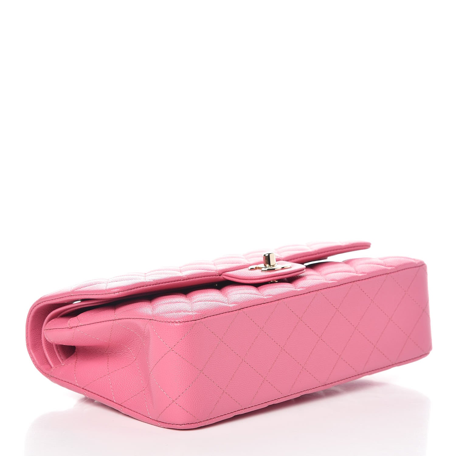 Chanel Caviar Quilted Medium Double Flap Pink 4 of 11