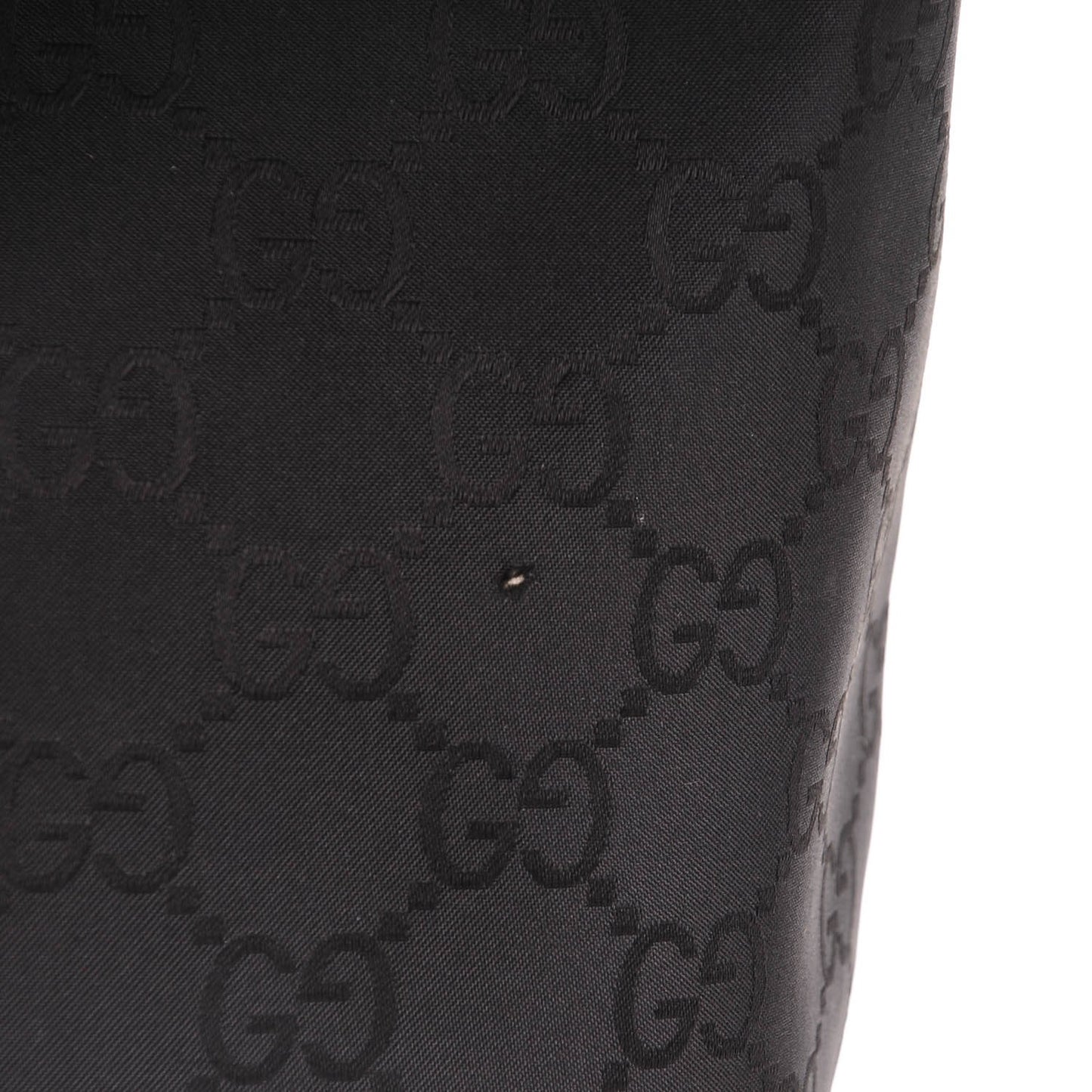 Nylon Monogram Large Web Handle Vertical Tote Black