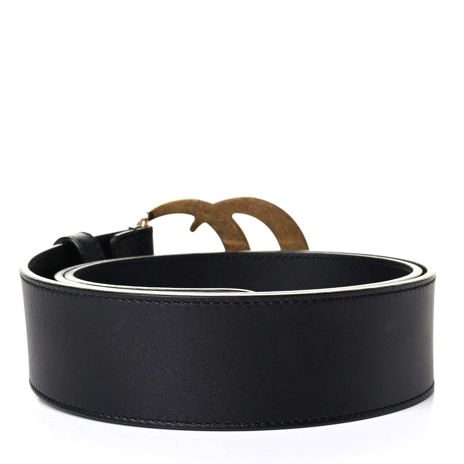 Gucci Calfskin Double G 40mm Belt 80 32 Black 2 of 5