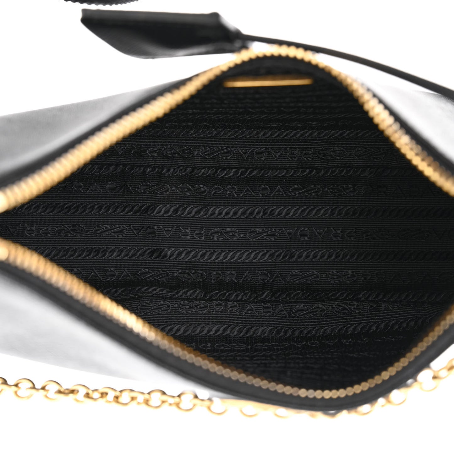 Saffiano Lux Re-Edition 2005 Shoulder Bag Black