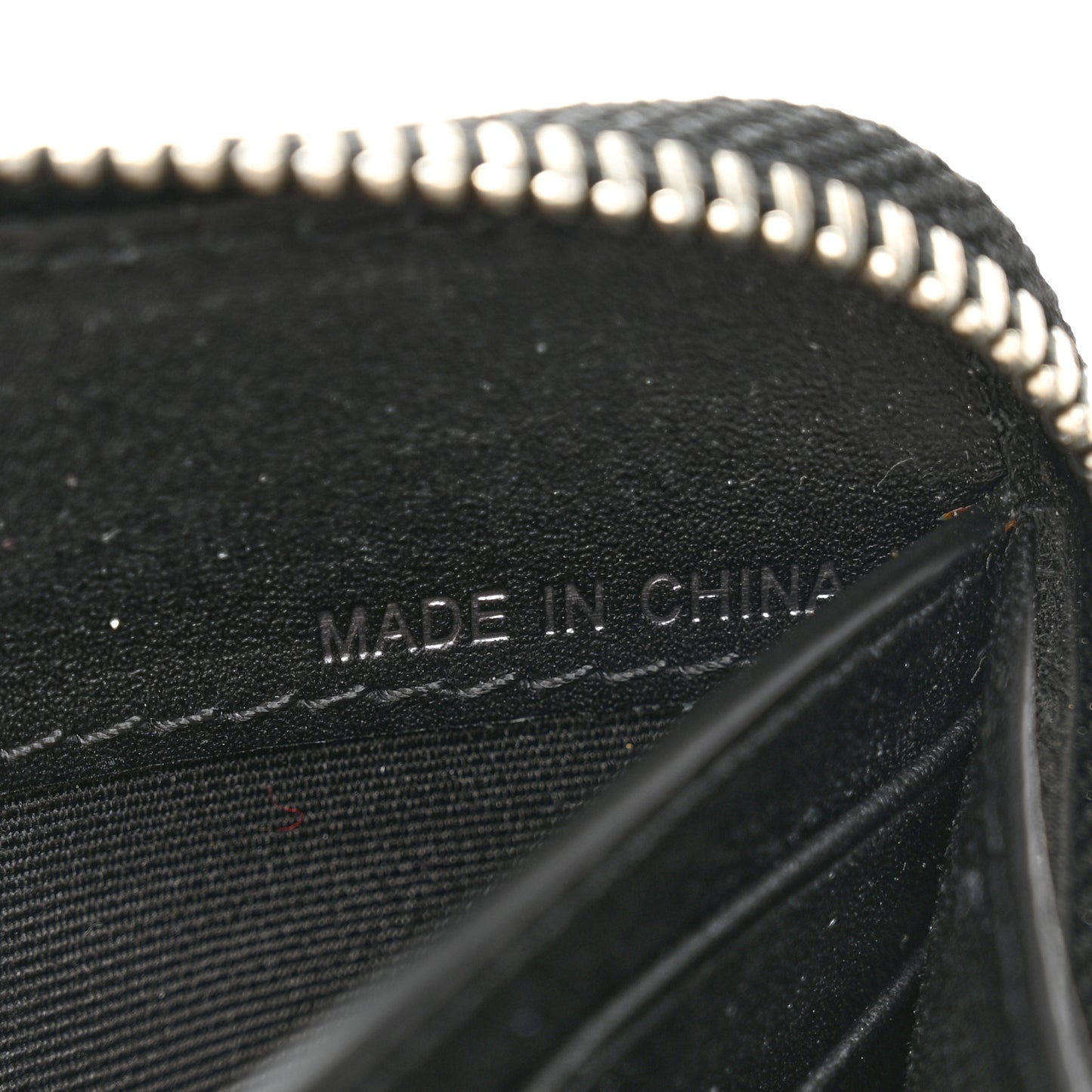 London Check Long Zip Around Wallet Charcoal Black