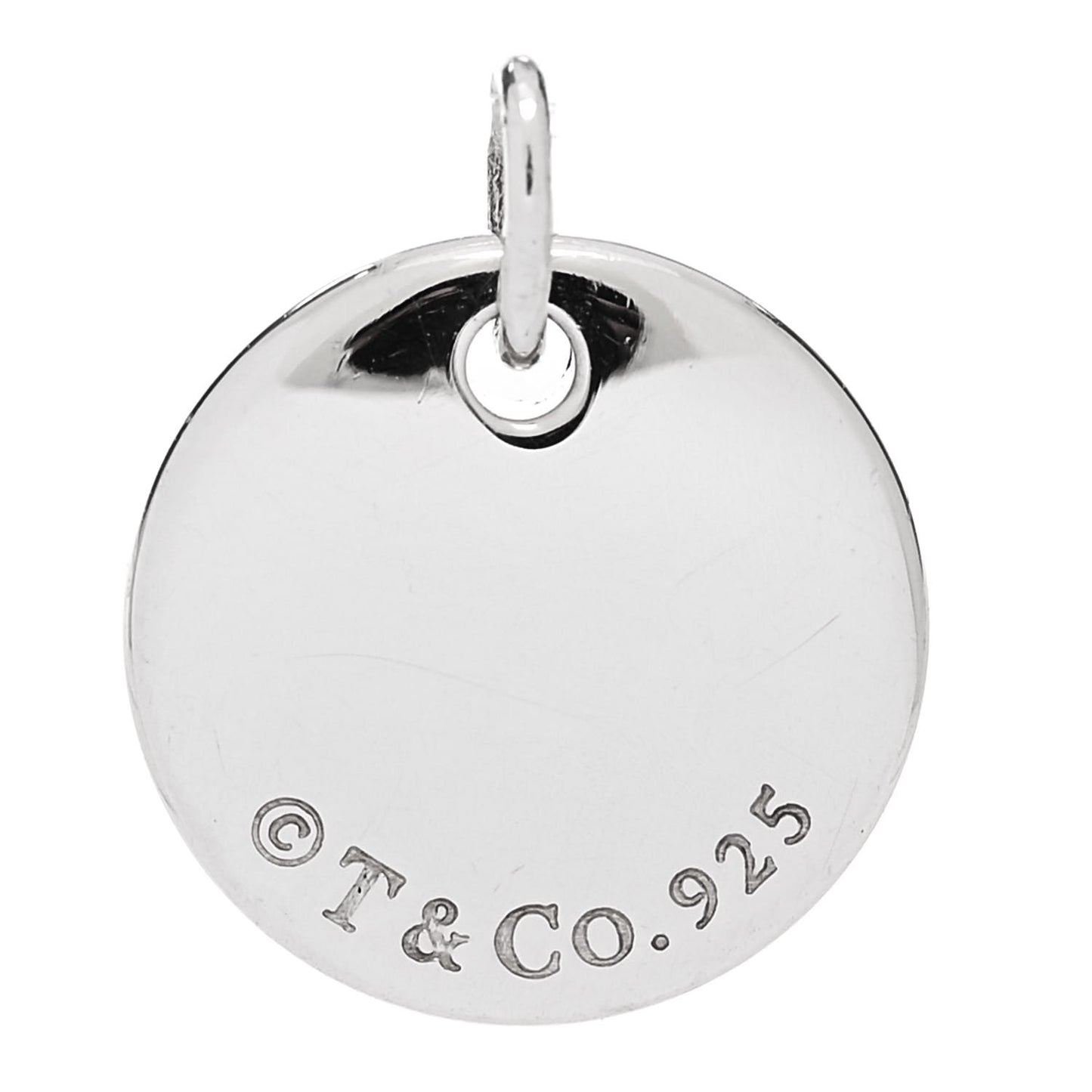 Sterling Silver Letter Y Disc Charm