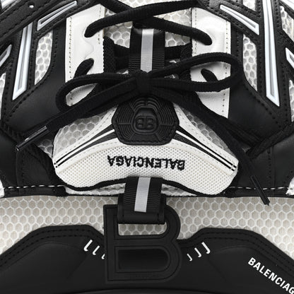 Balenciaga Faux Calfskin Fabric Small Sneakerhead Top Handle Bag Black White 8 of 10