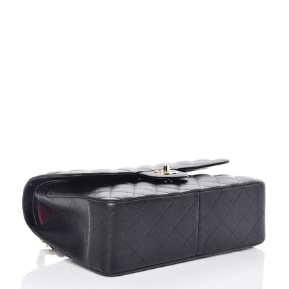 Chanel Caviar Quilted Jumbo Double Flap Black 4 of 10