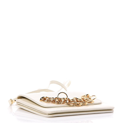 Chloe Calfskin Drew Bijou Clutch Natural White 4 of 9