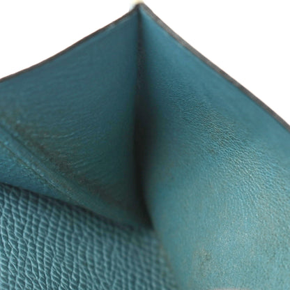 Hermes Epsom Bearn Recto Verso Wallet Blue Jean 13 of 14