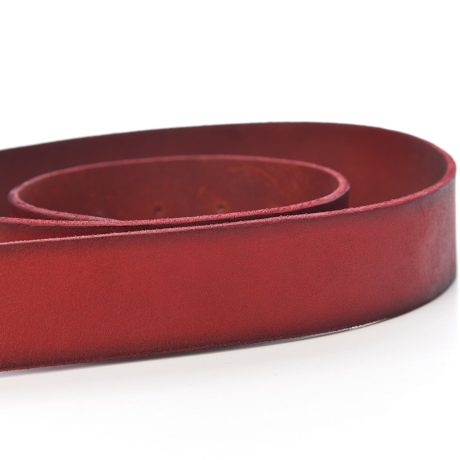 Gucci Faded Calfskin Double G 40mm Belt 105 42 Dark Red 11 of 12