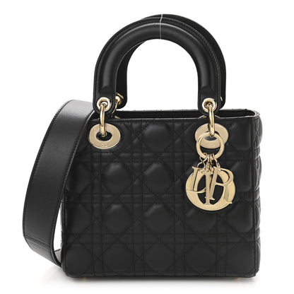 Christian Dior Lambskin Cannage Small My ABCDior Lady Dior Black 1 of 10