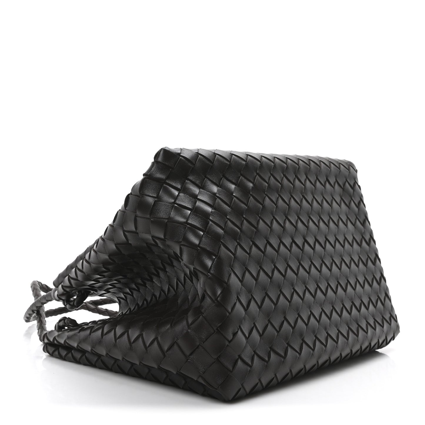 Nappa Intrecciato Large Andiamo Parachute Shoulder Bag Fondant