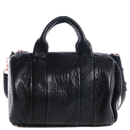 Alexander Wang Pebbled Lambskin Rocco Black with Rose Gold Hardware 1 of 7