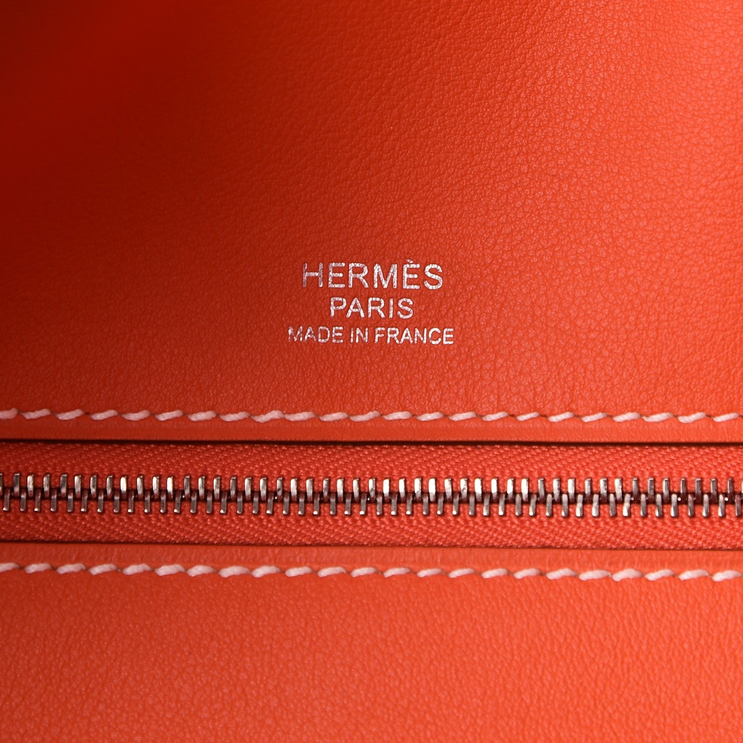 Hermes Swift Taurillon Clemence Vache Hunter Virevolte Pochette Orange Poppy 6 of 8