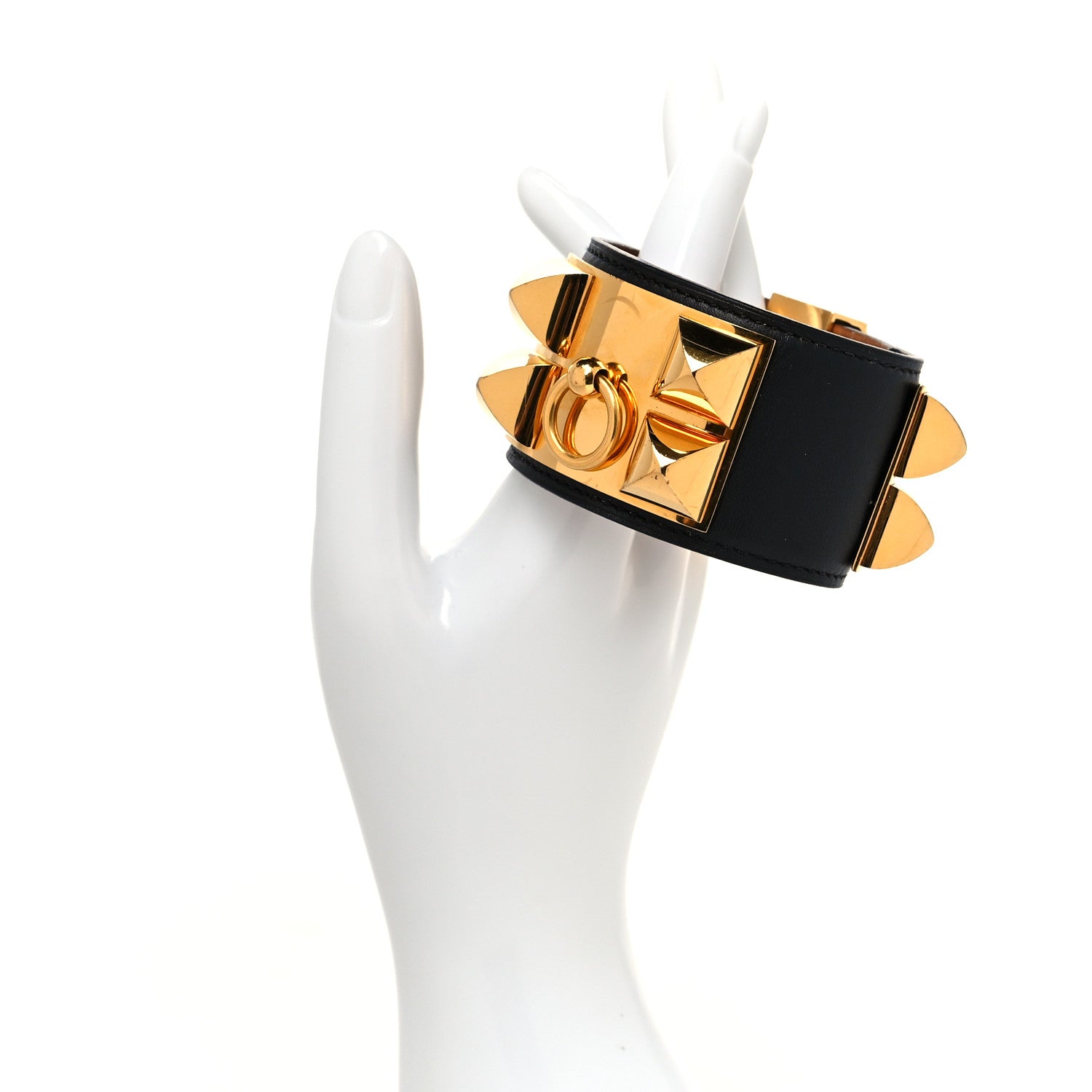 Hermes Box Collier de Chien CDC Bracelet S Black 2 of 9