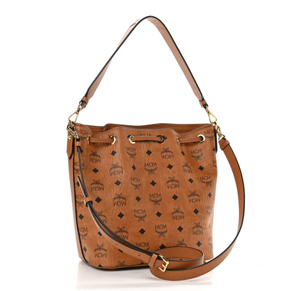 MCM Visetos Essential Drawstring Bag Cognac 2 of 9