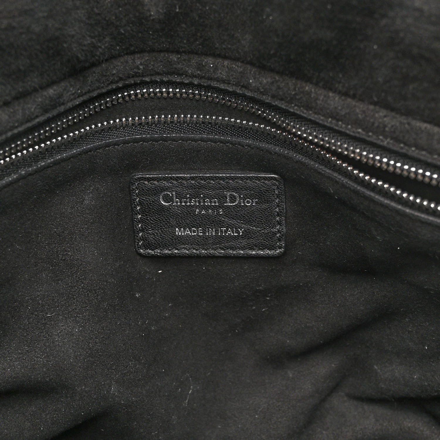 Christian Dior Canyon Grained Lambskin Large Lady Dior Black 6 of 12