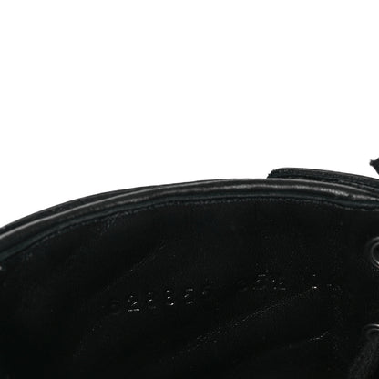 Gucci Nappa Frances GG Matelasse Platform Combat Boots 35.5 Black 8 of 8