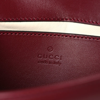 Gucci Calfskin Matelasse Mini GG Marmont Shoulder Bag Rosso Ancora 6 of 10
