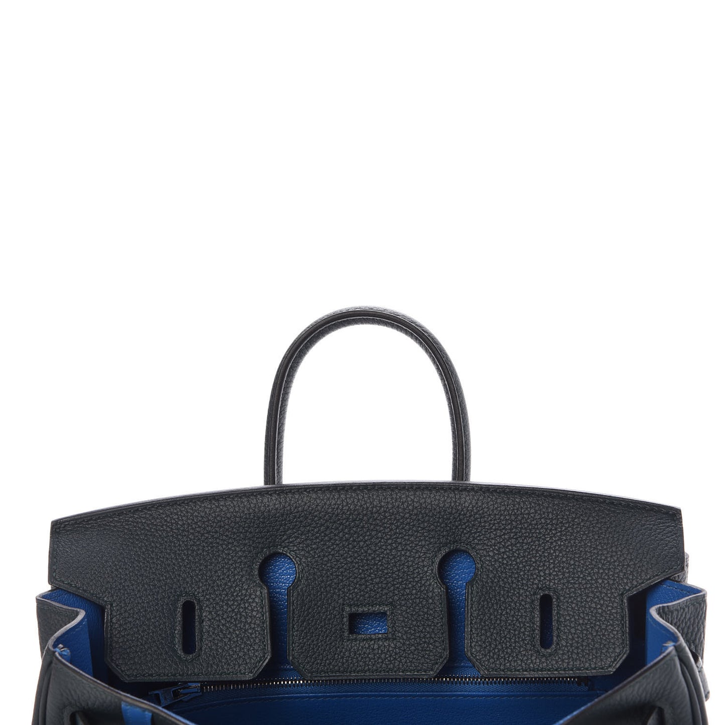 Togo Swift Officier Birkin 25 Vert Cypress Bleu Zellige