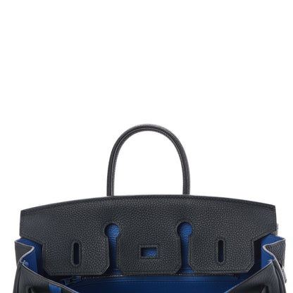 Hermes Togo Swift Officier Birkin 25 Vert Cypress Bleu Zellige 15 of 34
