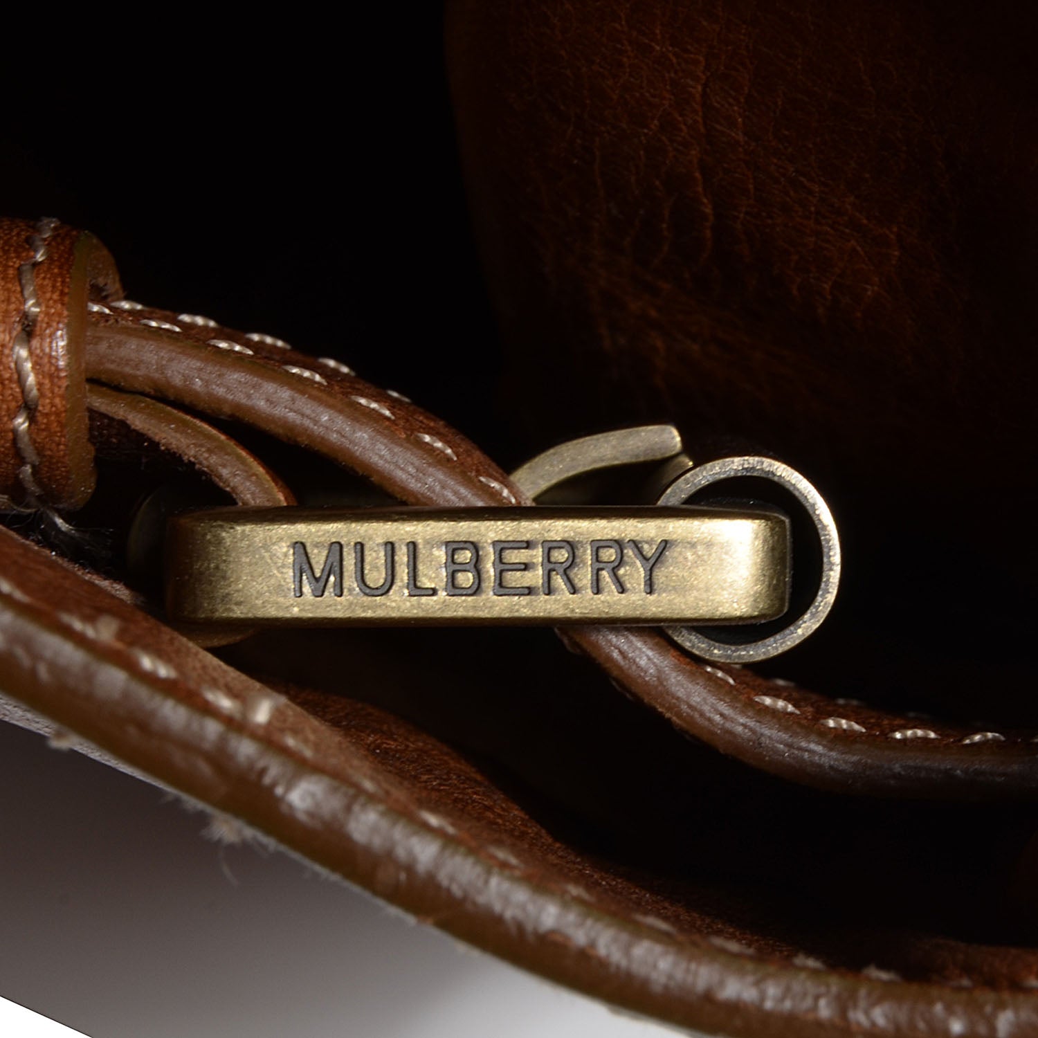 Mulberry Grained Calfskin Tooled Darwin Bayswater Oak 11 of 15