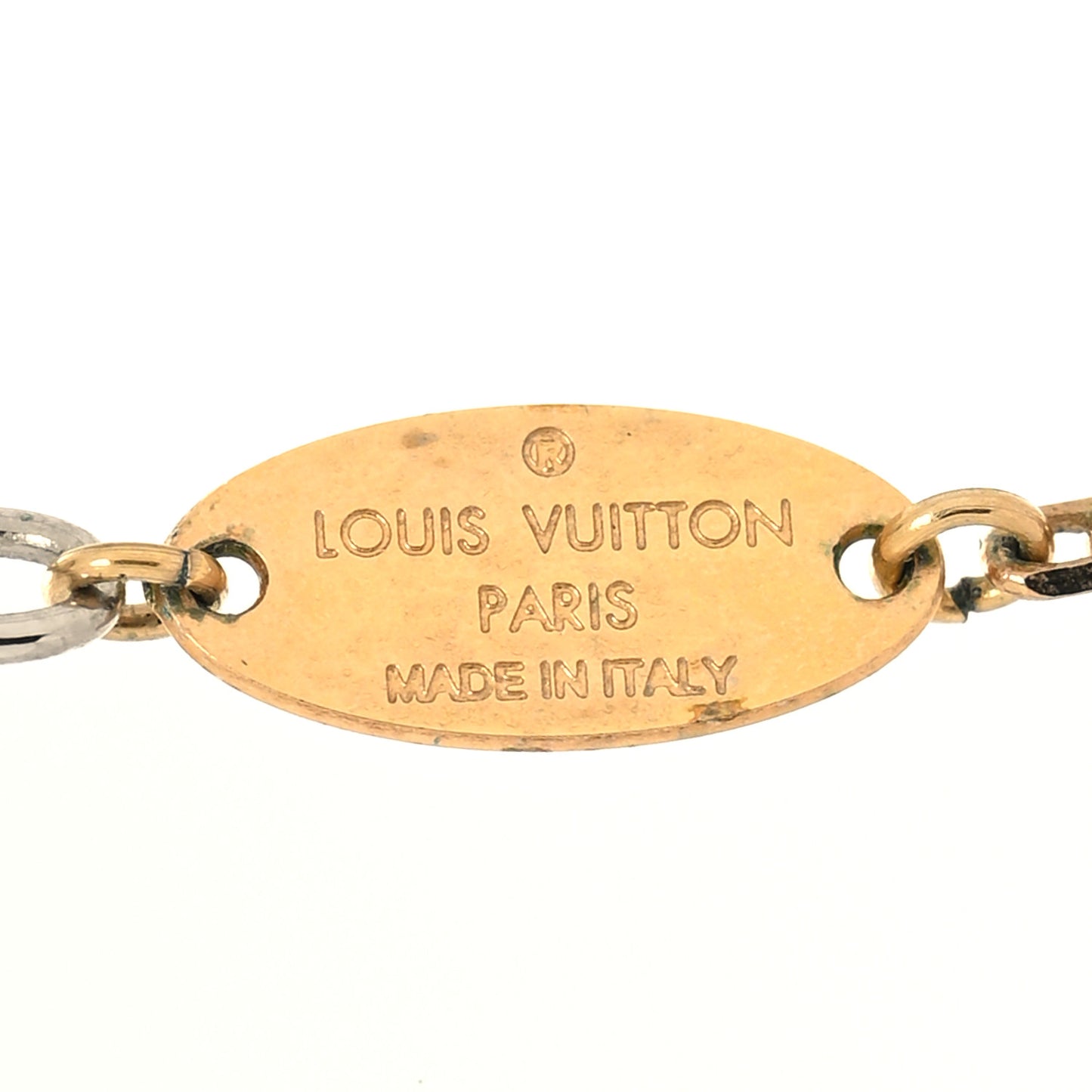 Logomania Necklace Silver Gold